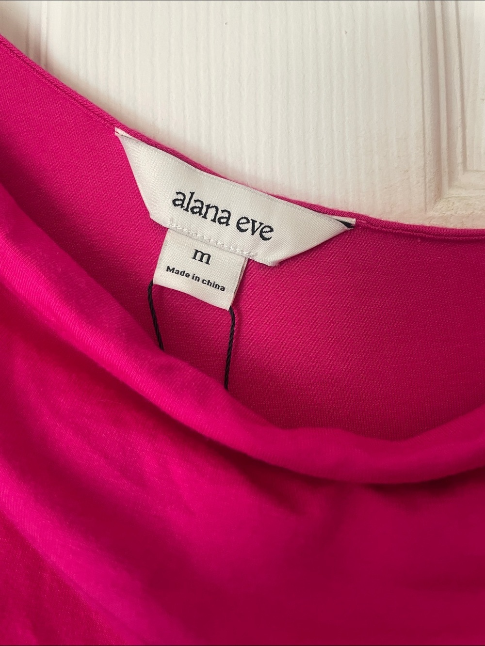 One-Shoulder Fuchsia Ruched Mini Dress - Picture 4 of 9
